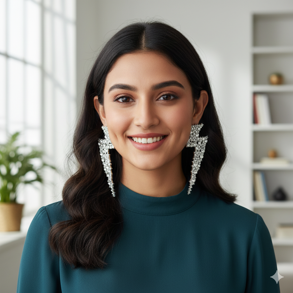 Bolt Statement Earring - E236