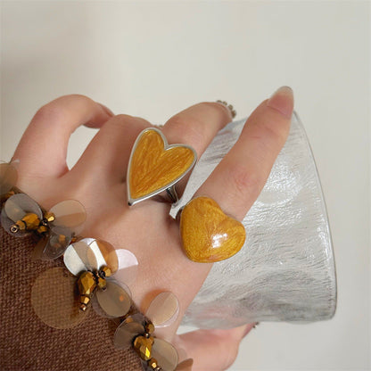 Honeycomb Love Rings