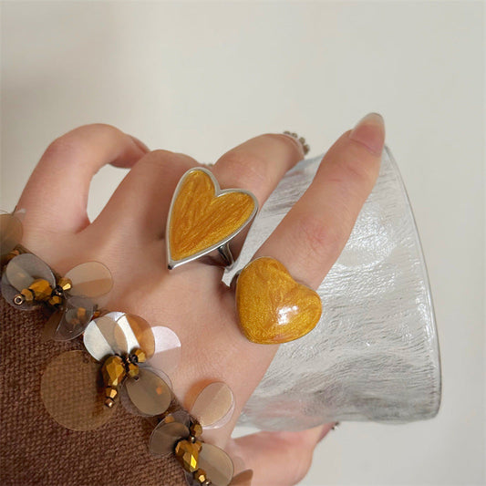 Honeycomb Love Rings