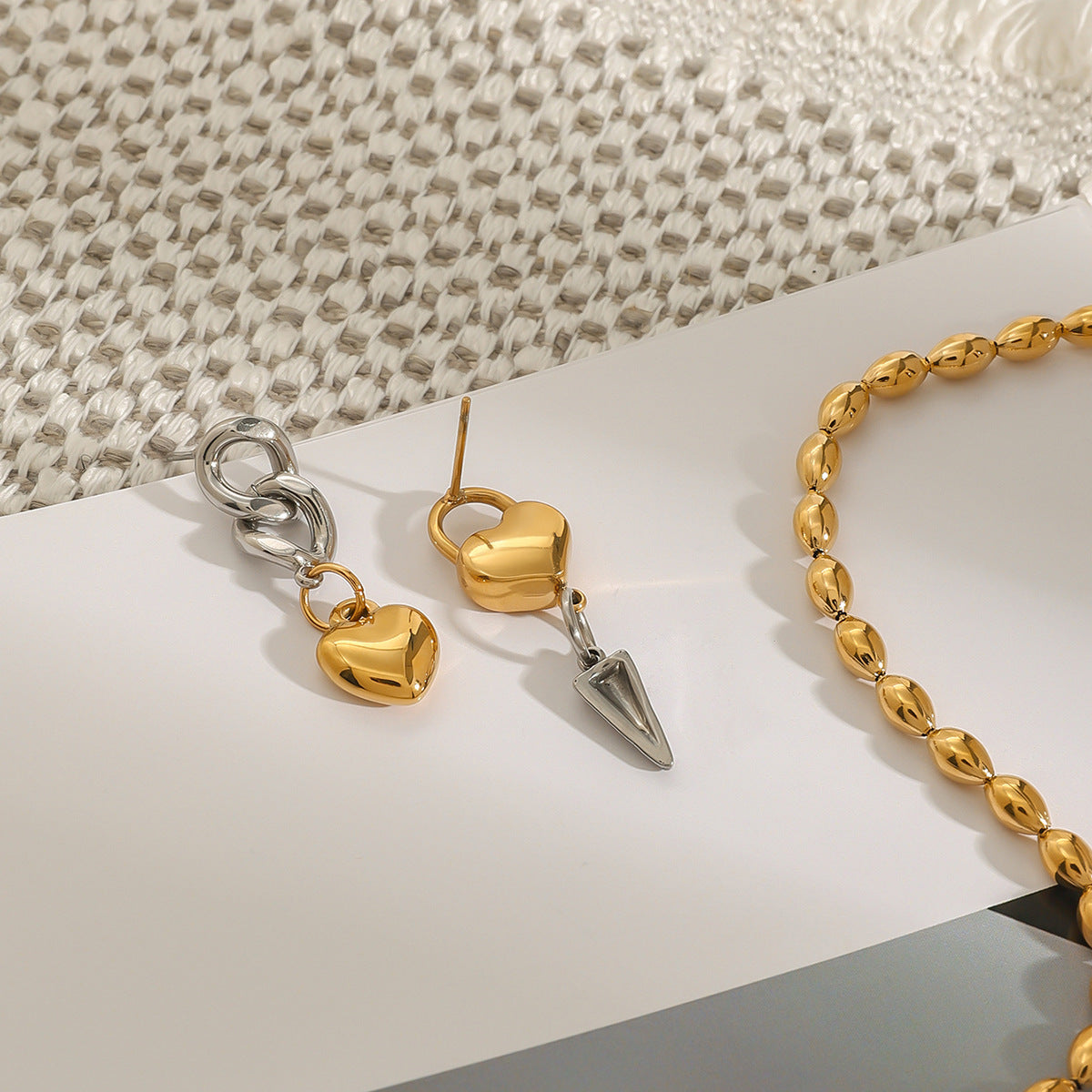 Heart and Dagger Earring