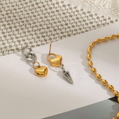 Heart and Dagger Earring