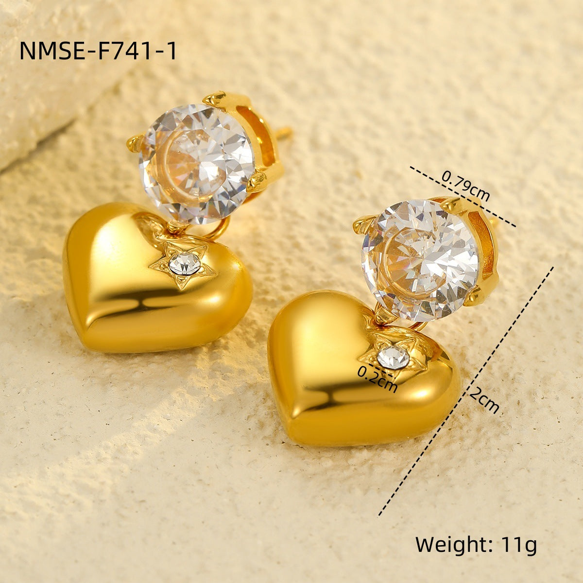 Heart Twinkle Earring