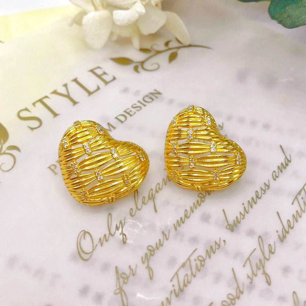 Heart Weave Earring