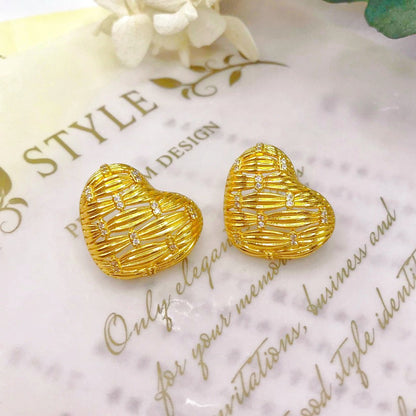 Heart Weave Earring