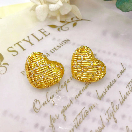 Heart Weave Earring