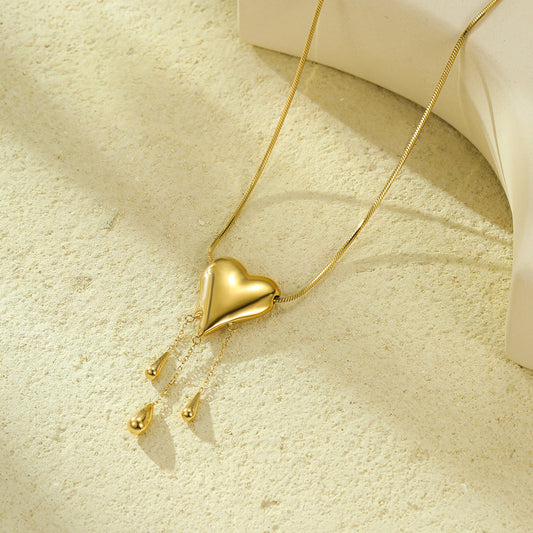 Heart Drip Necklace