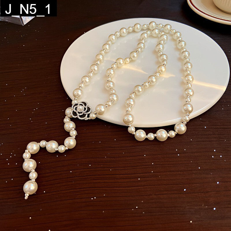 Camellia Pearl Necklace - N5