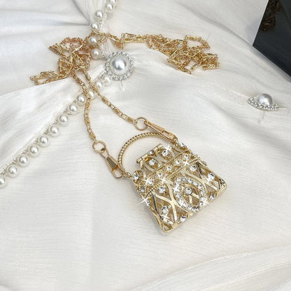 Lattice Metal Sling Bag