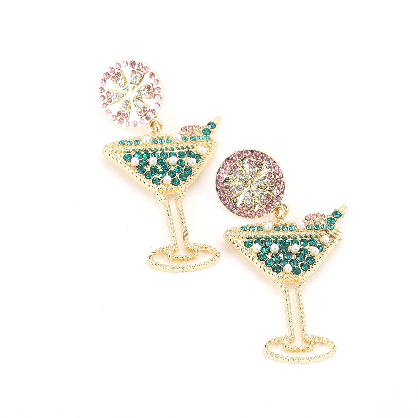 Martini Sparkle Earring