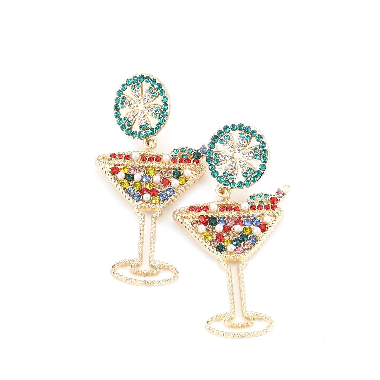 Martini Sparkle Earring
