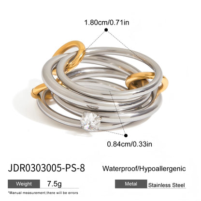 Metallic Harmony Rings