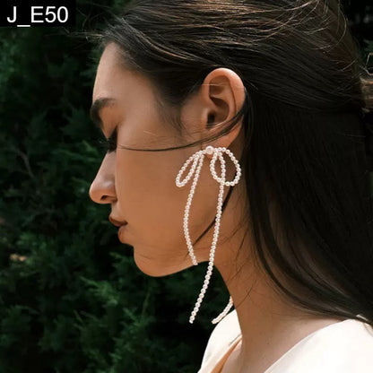Drapery Bow Earring - E50