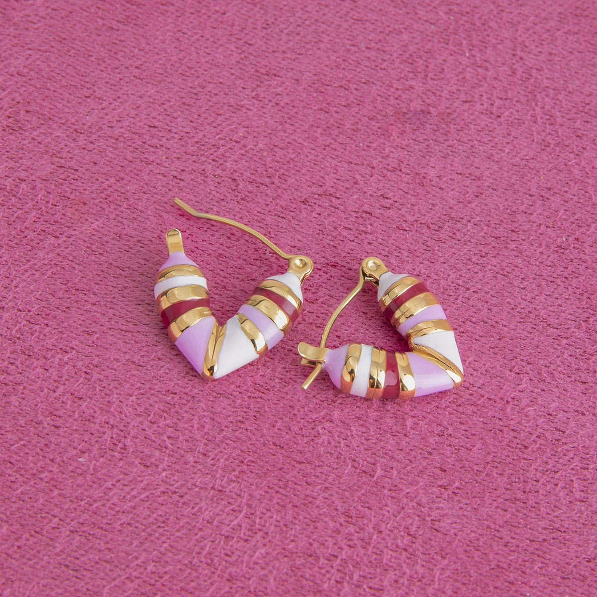 Candy Cane Earring