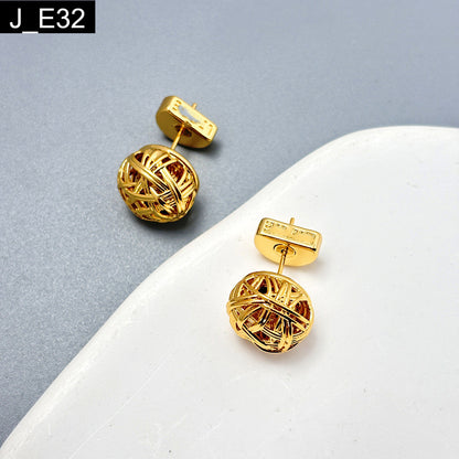 Filigree Orb Studs - E32