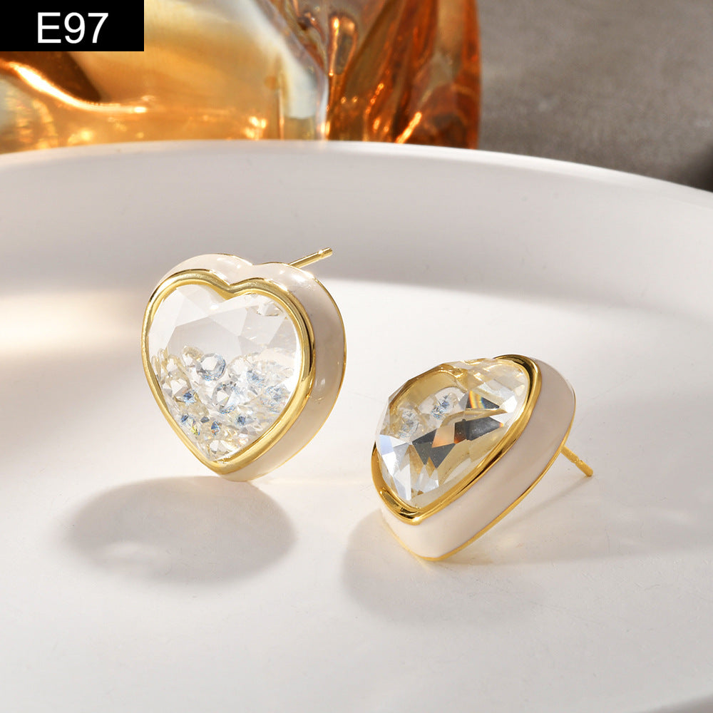 Heart Stud Earring - E97