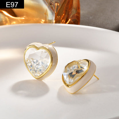 Heart Stud Earring - E97