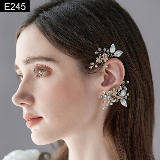 Silver Leaf Earcuff - E245