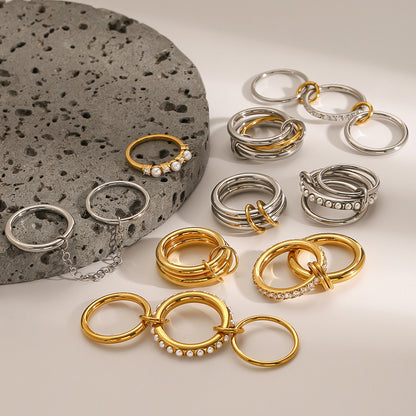 Metallic Harmony Rings