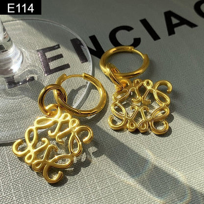 Bold Dangle Earring - E114