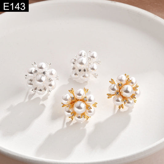 Pearl Cluster Earring - E143