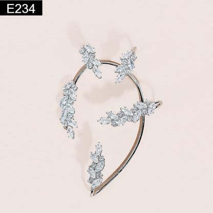 Crystal Laurel Earcuff - E234