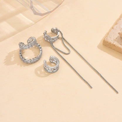 Lunar Pave Earcuffs