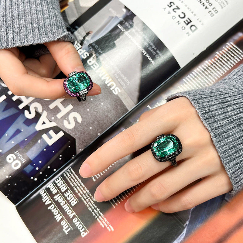 Mystic Emerald Ring