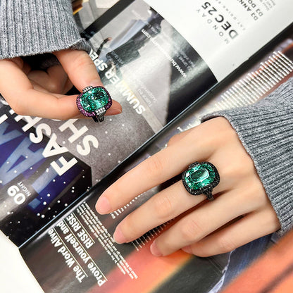 Mystic Emerald Ring