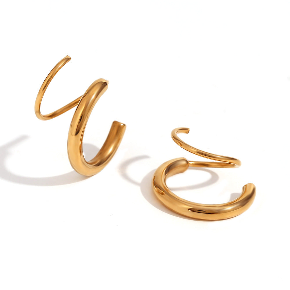 Luminara Plain Hoop Earring