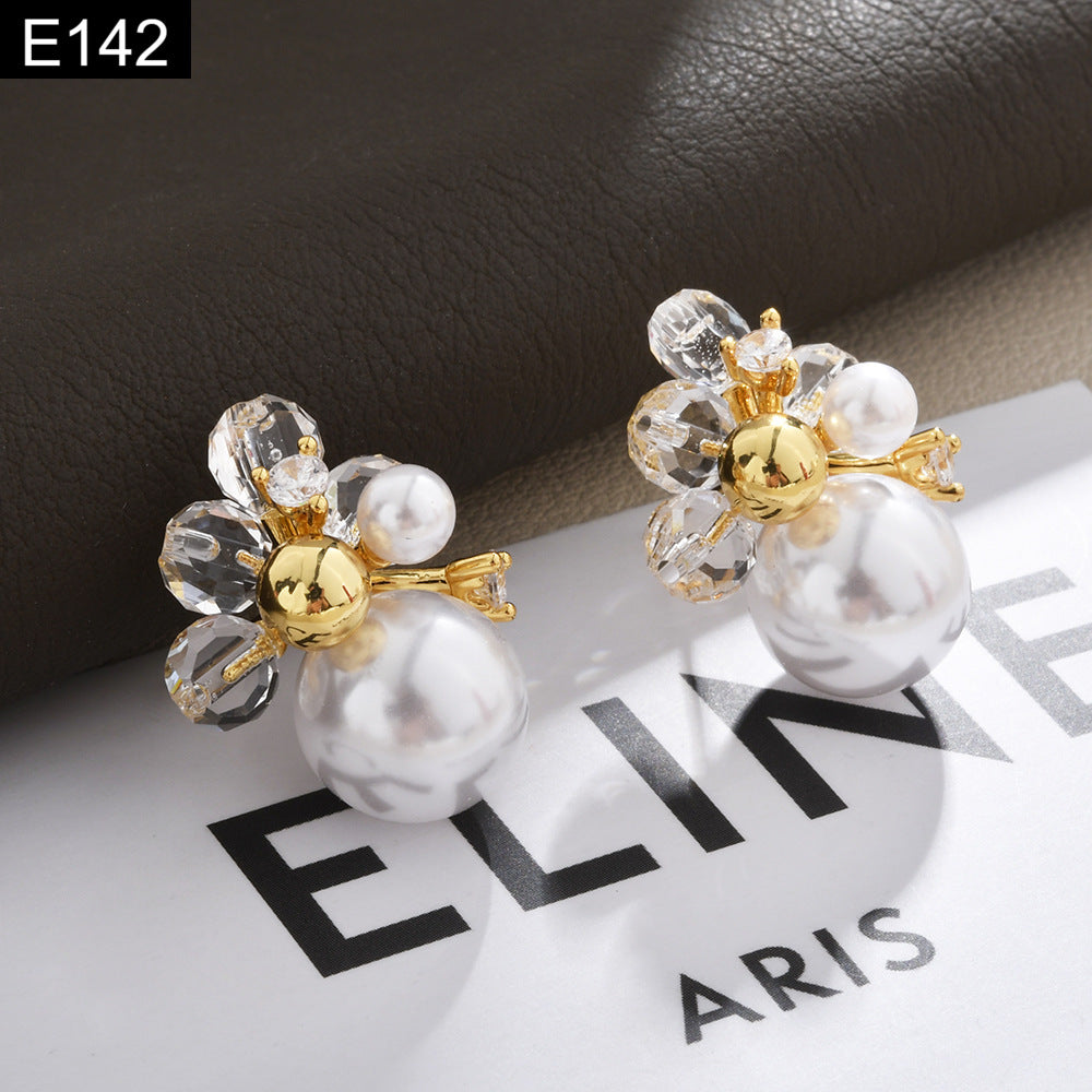 Pearl Nest Earring - E142