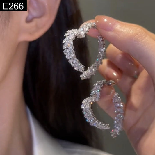 Fragmented Frost Earring - E266