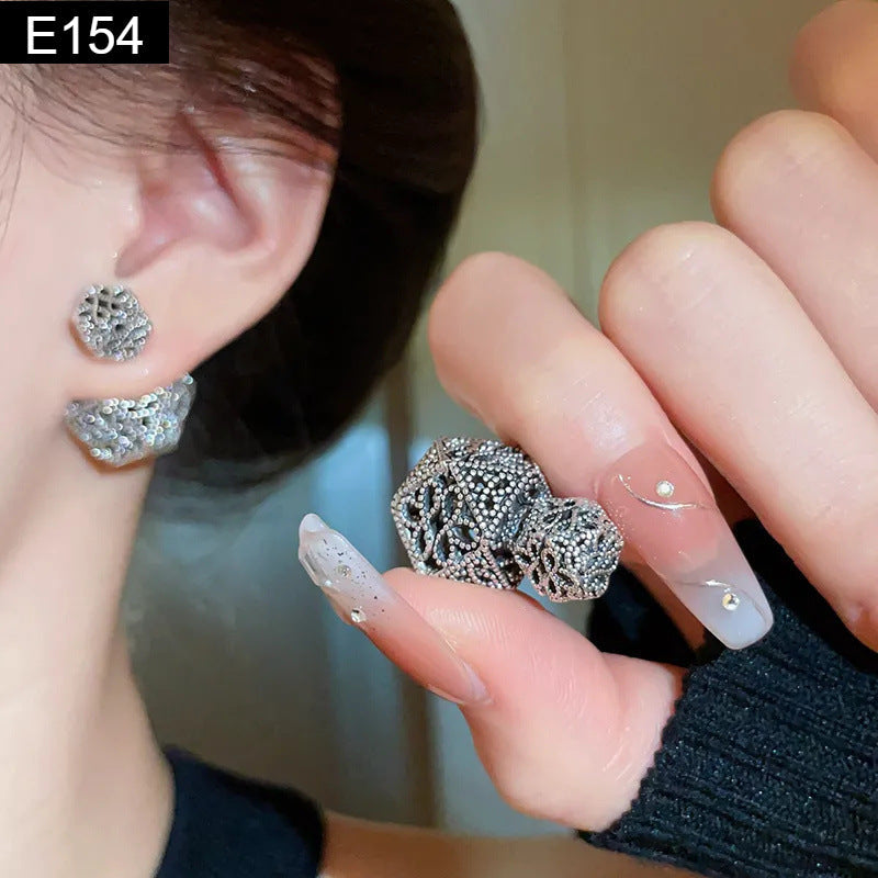 Gothic Abstract Earring - E154