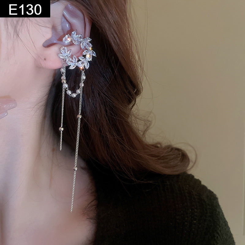 Leaf Tassel Earring - E130