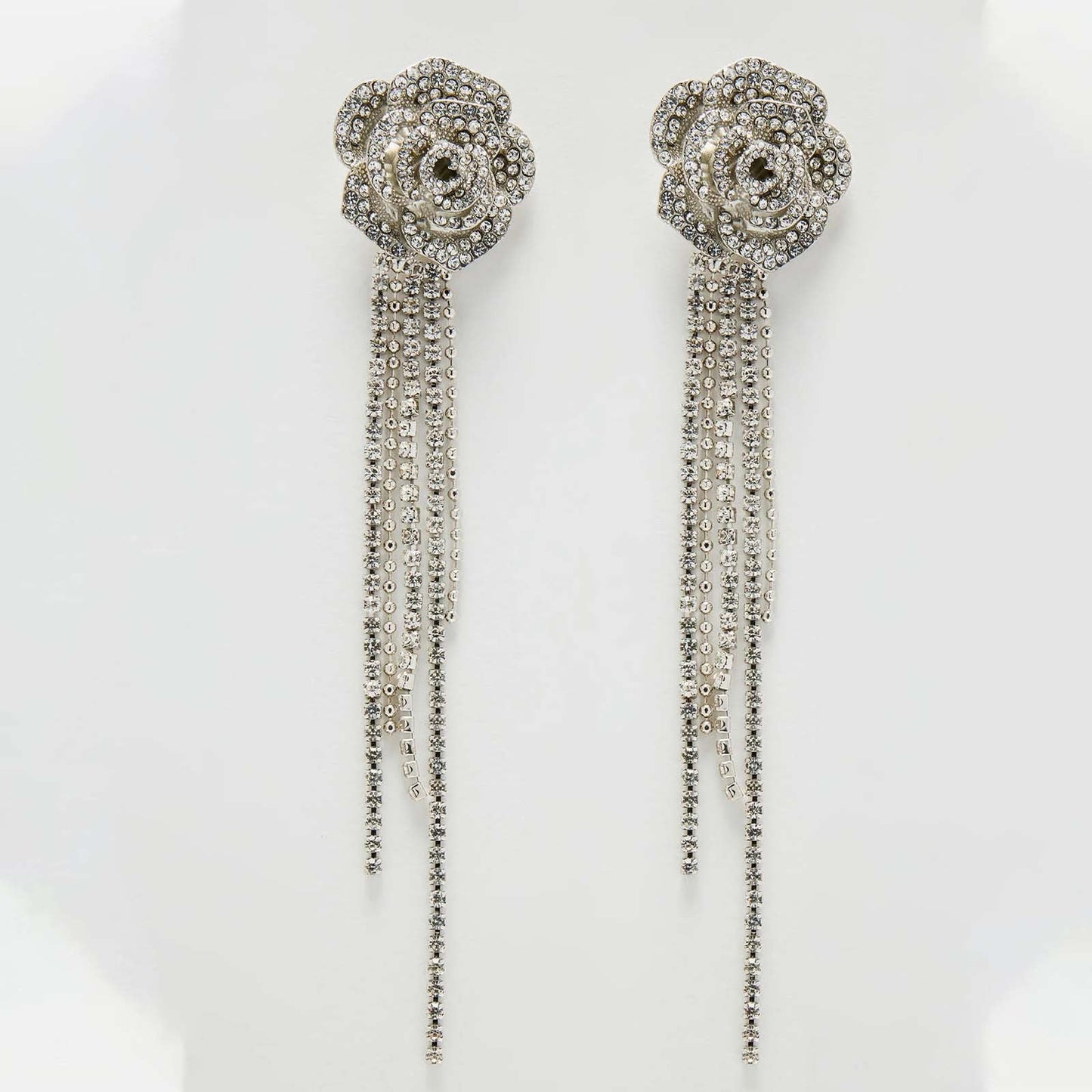 Rose Waterfall Earring