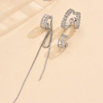 Lunar Pave Earcuffs