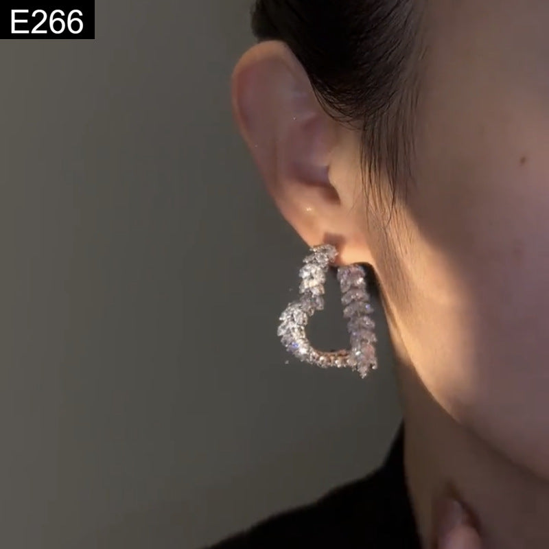 Fragmented Frost Earring - E266