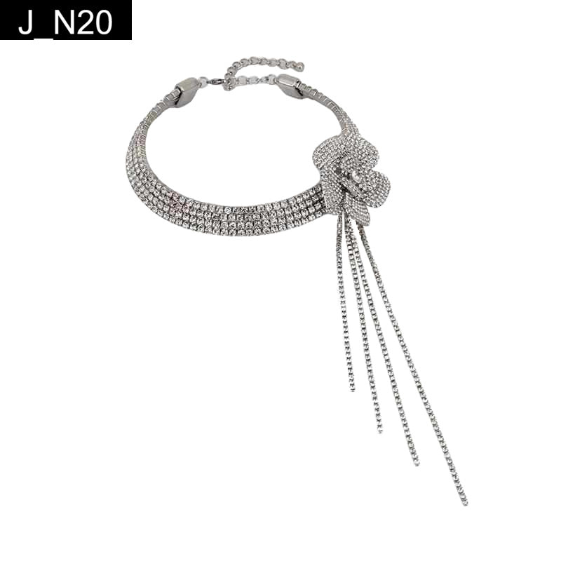 Starfall Rosette Choker - N20