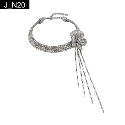 Starfall Rosette Choker - N20