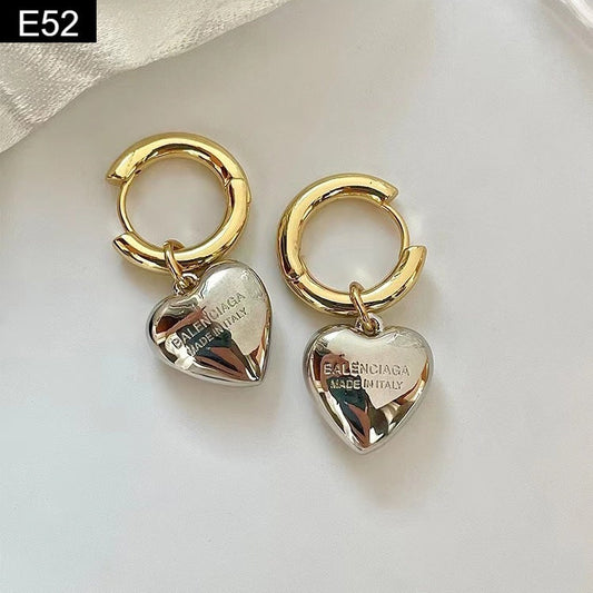 Metal Heart Earring
