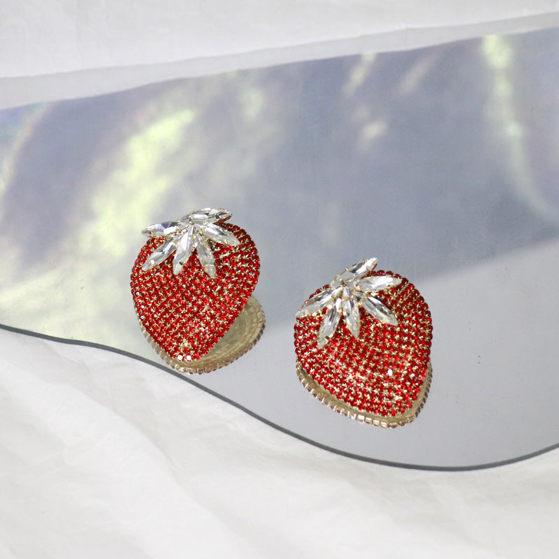 Strawberry Sparkle Earring