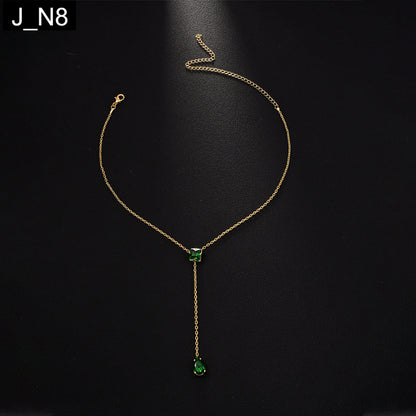 Emerald Dewdrop Necklace