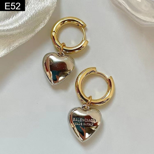 Metal Heart Earring