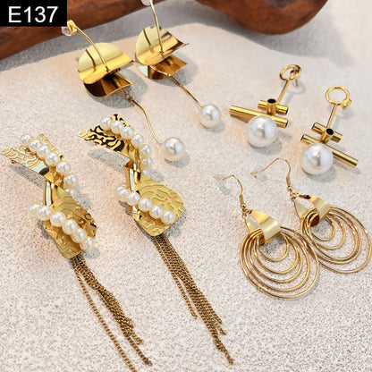 Abstract Dangle Earring - E137