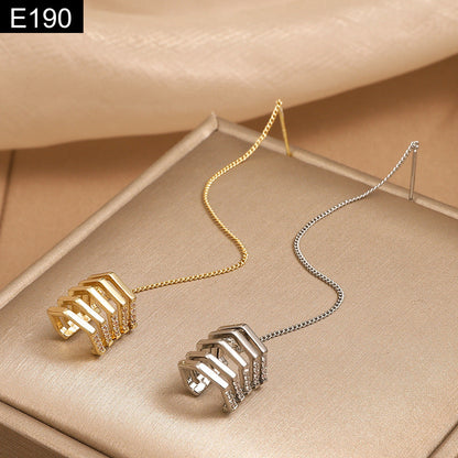 Grid Threader Earcuff - E190