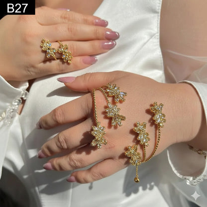 Gilded Flora Bracelet - B27