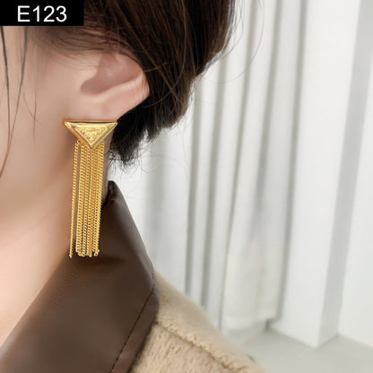 Chain Tassel Earring - E123