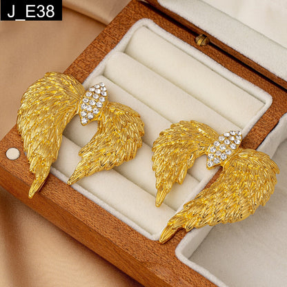 Celestial Feather Earring - E38