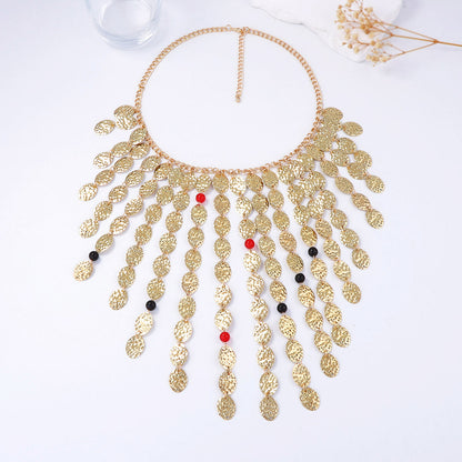 Medallion Bib Necklace