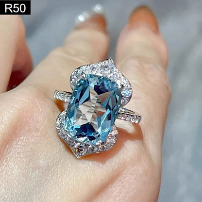 Glacial Azure Ring - R50