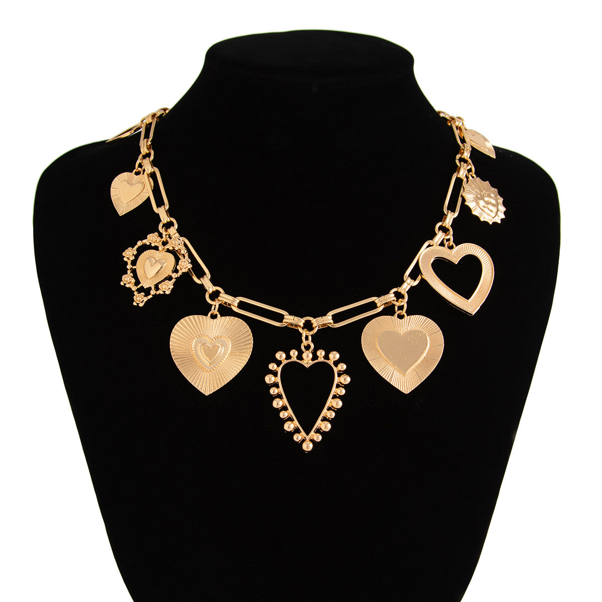 Heart Bib Necklace